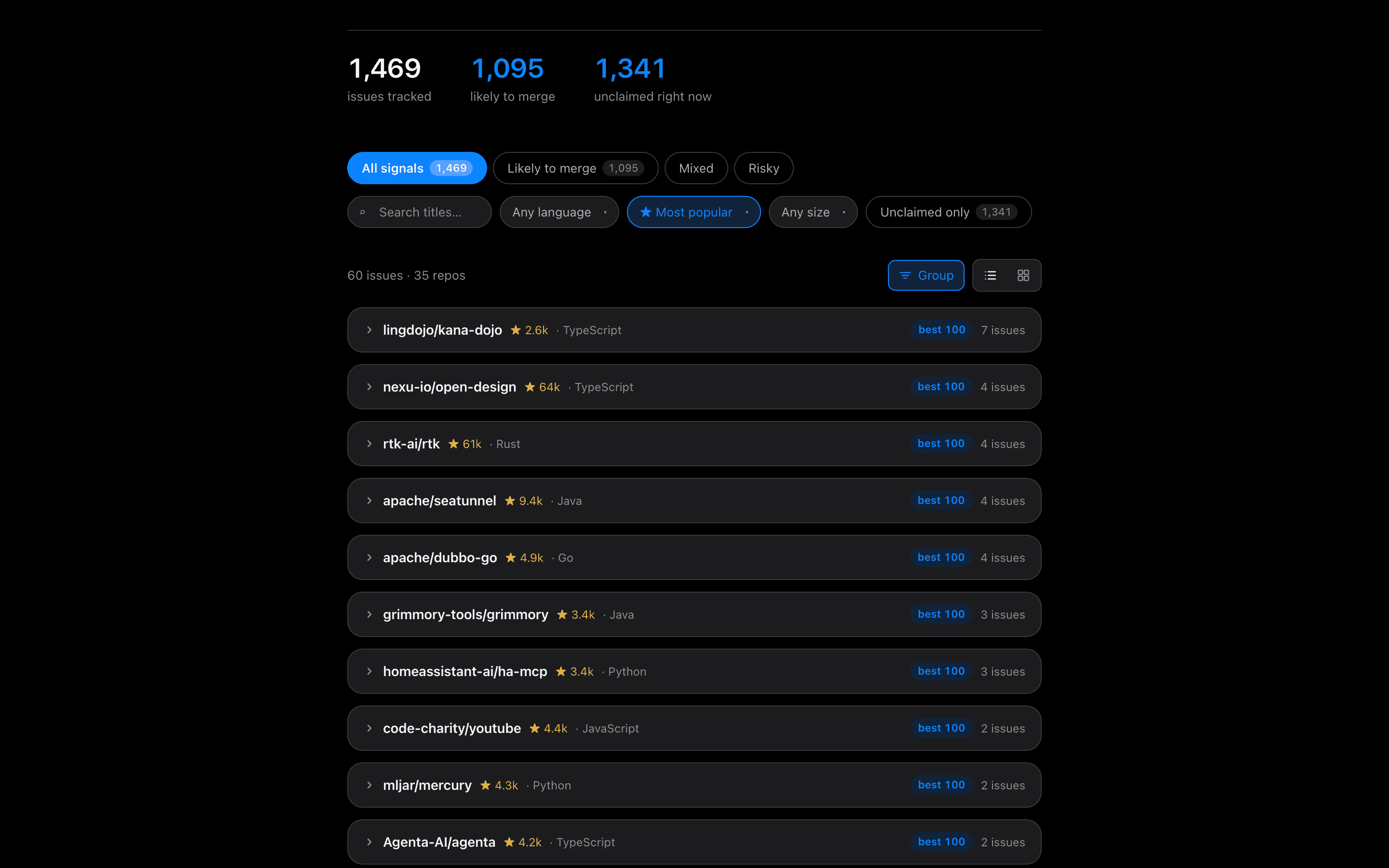 FirstMerge — Repository insights